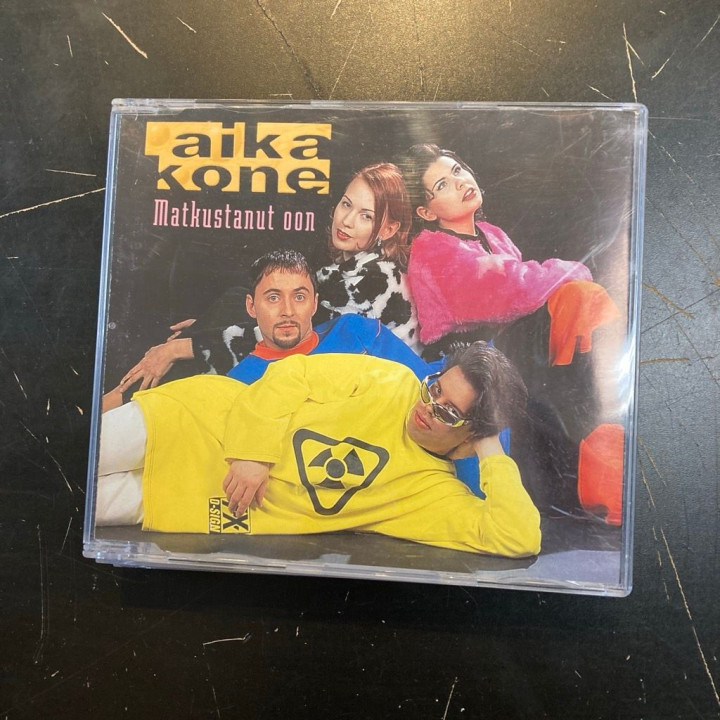 Aikakone - Matkustanut oon CDS (VG/VG+) -dance-